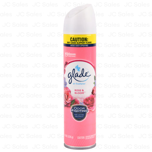 glade 2x fragrance rose bloom scent 8.3 oz -- 6 per case