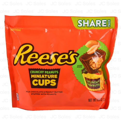 reese s peanut miniature choco cups 9.6-oz -- 6 per case