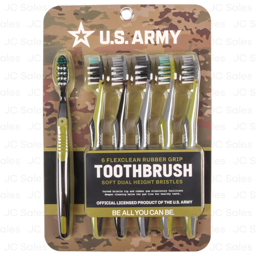 us army toothbrush 6pk -- 12 per box