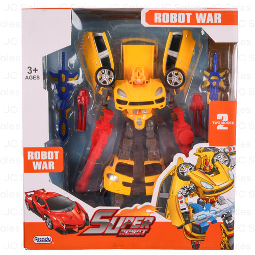 transforming robot w accessories 8.5 -- 12 per case