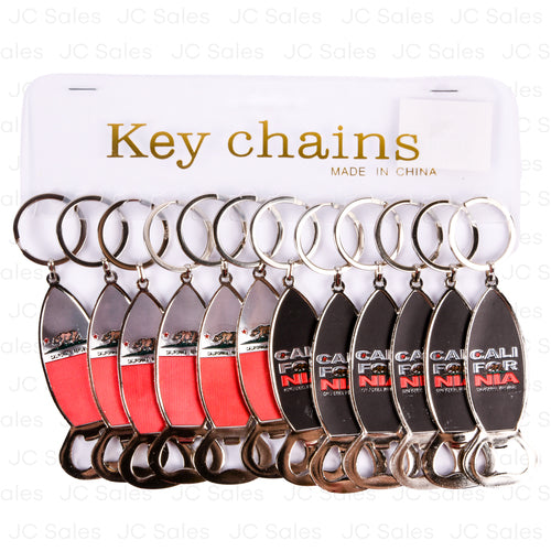 key chain w bottle opener california -- 12 per box