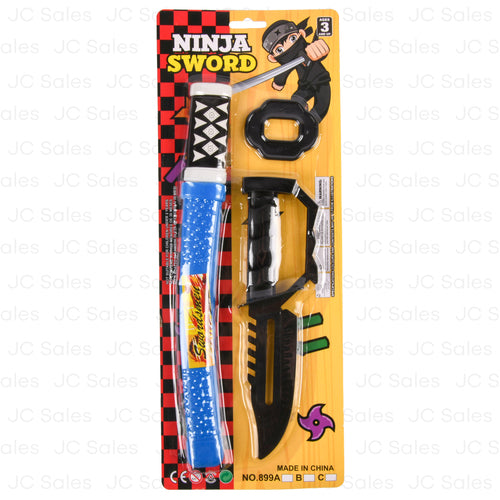 ninja sword asst in blister card -- 24 per box