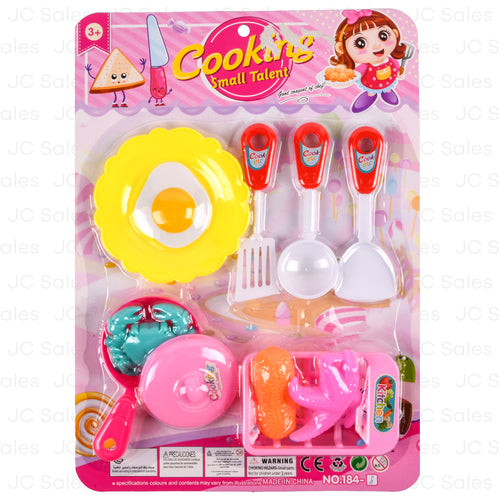 cooking play set in blister card -- 24 per box