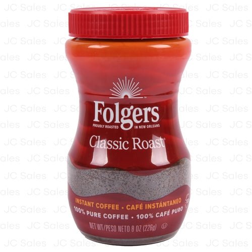 folgers classic roast coffee 8-oz -- 6 per case