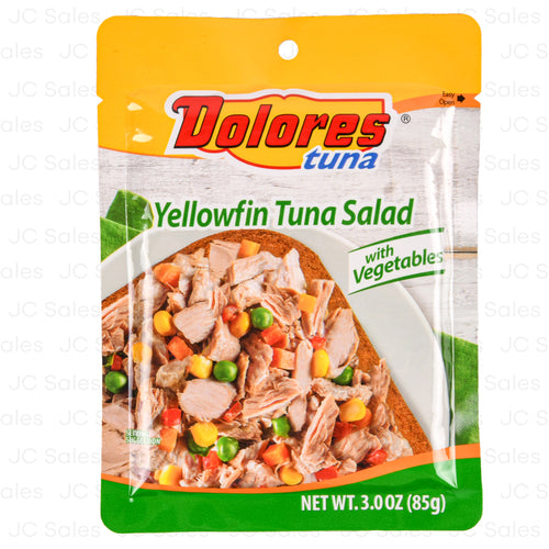 dolores tuna salad w vegetables 3-oz pouch -- 24 per case