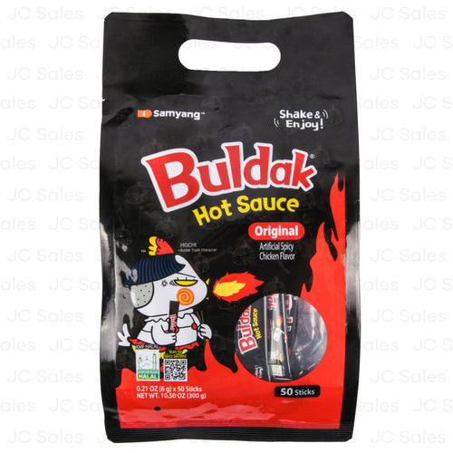 samyang buldak hot sauce original 50ct 10.50-oz -- 4 per case