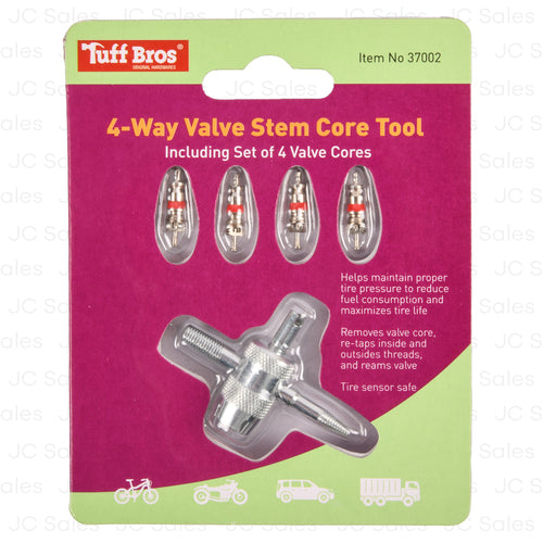 4-way valve stem core tool -- 12 per box