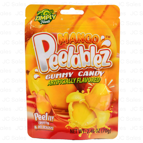 peelablez gymmy candy mango 2.46-oz -- 48 per case