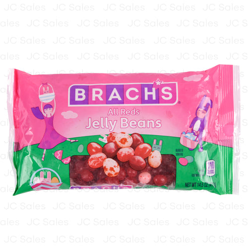 brachs all reds jelly beans candy 14.5-oz -- 24 per case