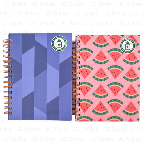 journal blue watermelon 5x825 192pgs -- 12 per case