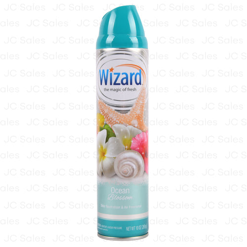 wizard air freshener ocean blossom 10 oz -- 12 per case