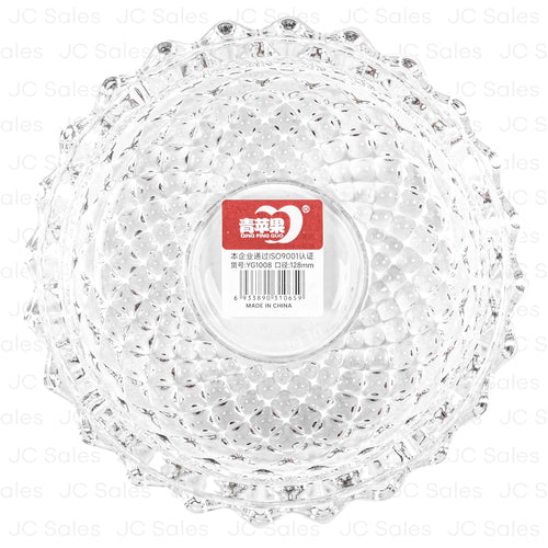 glass ashtray round clear 5 diax1.3 h -- 48 per case