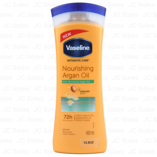 vaseline body lotion nourshing argan oil 400ml -- 6 per box