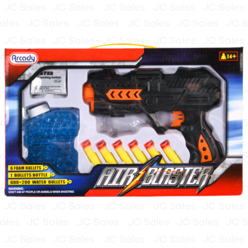 toy soft foam gun 7.75 w accessories -- 12 per case