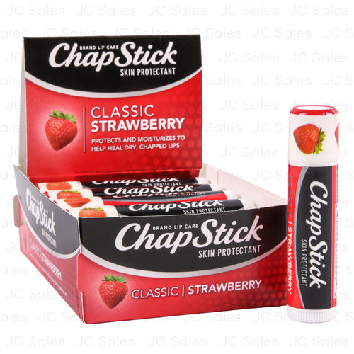 chapstick lip care strawberry 0.15 oz -- 12 per box