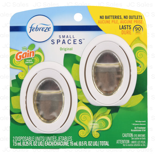 febreze sm spaces air freshener gain 2pc -- 6 per case