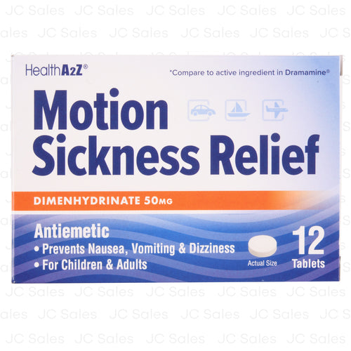 healtha2z motion sickness 12 ct -- 24 per case