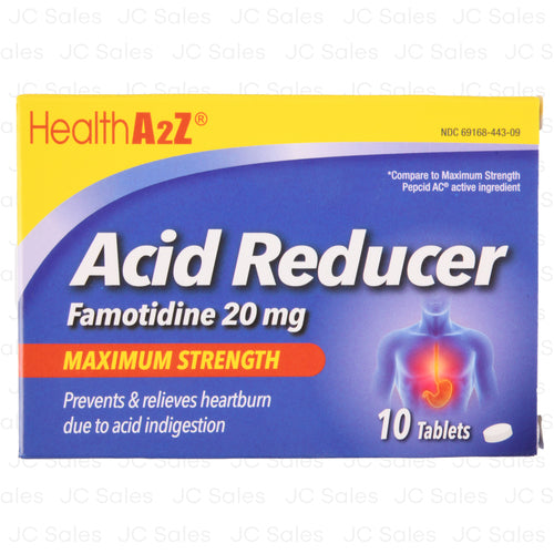 healtha2z acid reducer famotidine 20mg 10 ct -- 24 per case