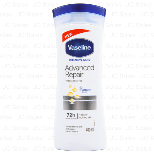 vaseline intensive care advanced repair fragrance free 400 ml -- 6 per box