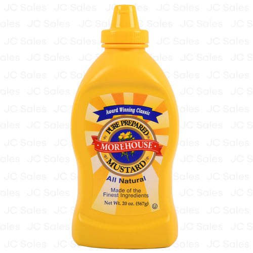 morehouse mustard squeeze 20 oz -- 12 per case