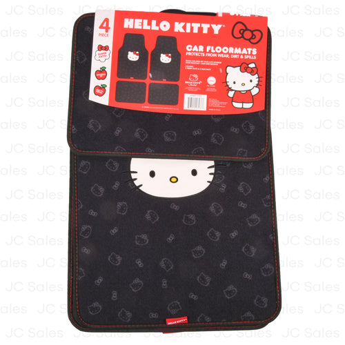 hello kitty carpet floor mat black -- 10 per case