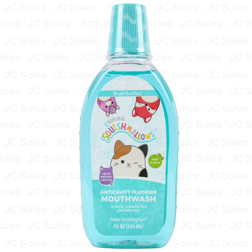 squishmallows mouthwash mint 12-oz -- 12 per case