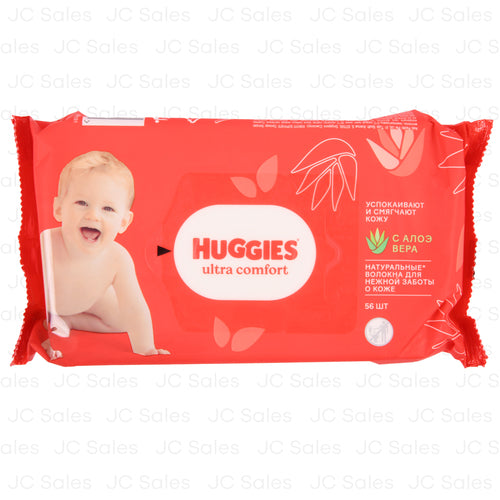 huggies baby wipe ultra comfort 56 ct -- 10 per case