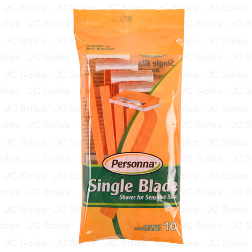 persona razor singe blade sensitive skin 10 ct -- 12 per box