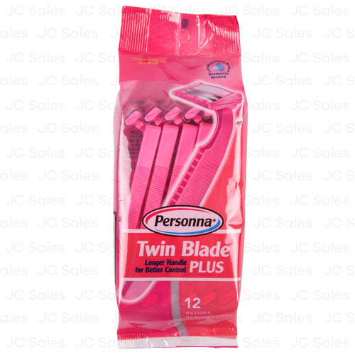 persona razor twin blade plus12 ct -- 12 per box