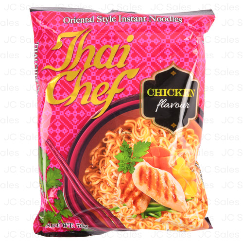 thai chef instant noodles chicken 70gr -- 30 per case