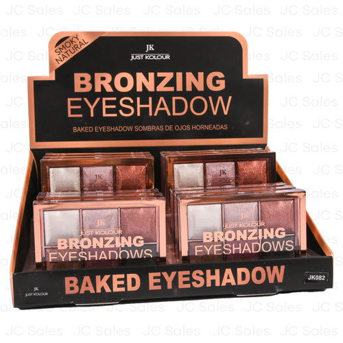 jk bronzing baked eyeshadow smoky natural -- 12 per box