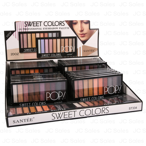 santee eyeshadow sweet palette 10color -- 24 per box