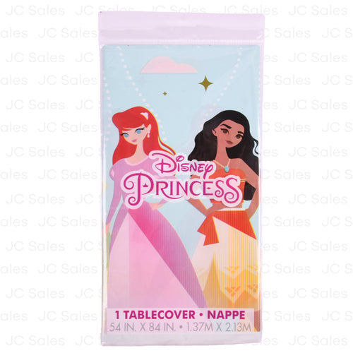 disney princess rec plast table cover 54x84 -- 12 per box