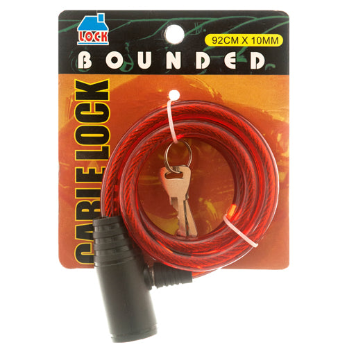 36 in bicycle locks - assorted colors -- 36 per box