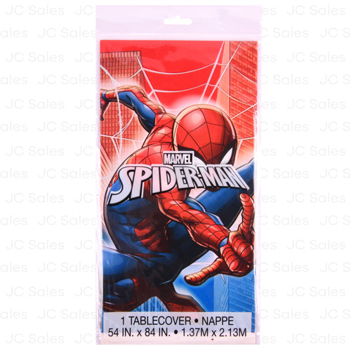 spider man rec plast table cover 54x84 -- 12 per box