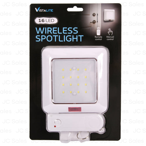 wireless spotlight 16led -- 6 per box