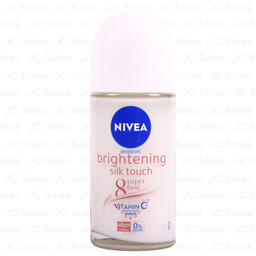 nivea roll-on deodorant silky touch 50 ml -- 24 per case