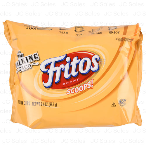 fritos scoops corn chips the walking taco 2.25-oz -- 18 per case