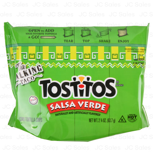 tostitos salsa verde chips the walking taco 2.25-oz -- 18 per case