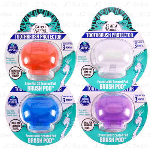 guru nanda toothbrush protector pod 1ct -- 24 per case