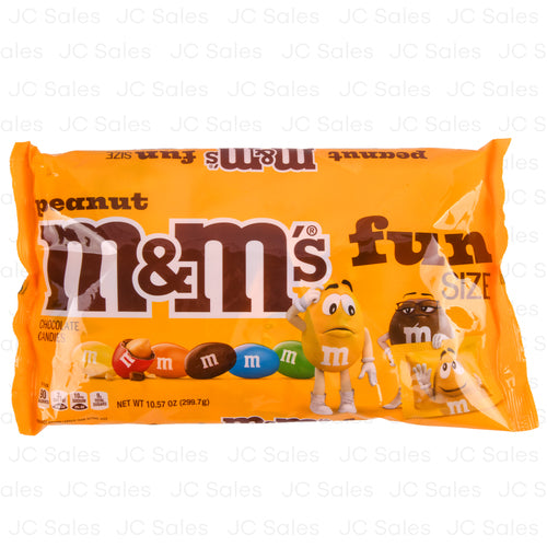 m m s peanut chocolate funsize -- 16 per case