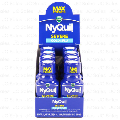 nyquil severe cold flu 1 oz pdq -- 8 per box