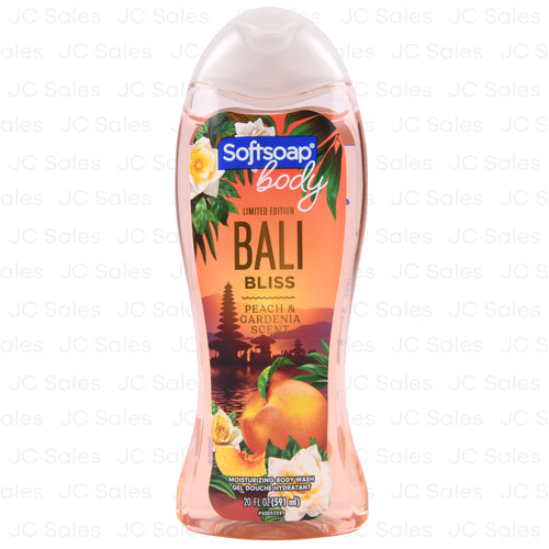 soft soap body wash peach gardenia 20 oz -- 4 per case