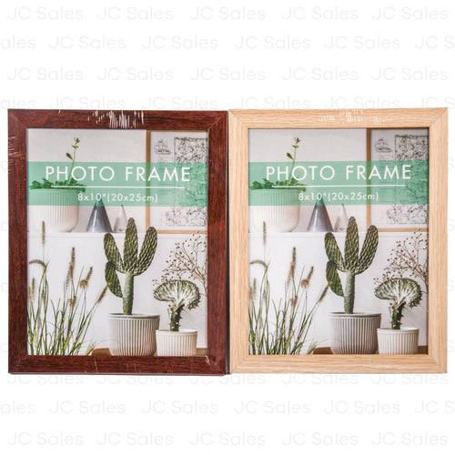 photo frame wood red lt.natural 8x10 -- 24 per case