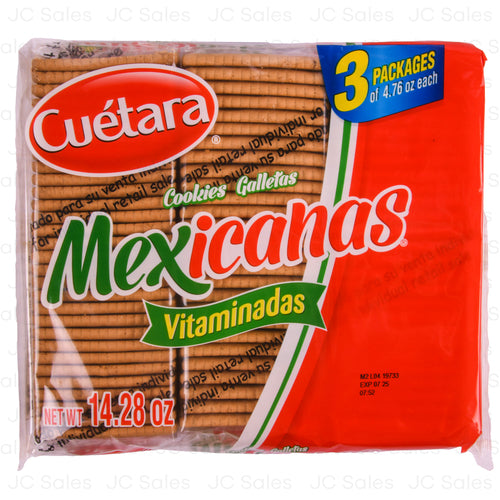 cuetara mexicanas 3pk 4.28oz -- 14 per case