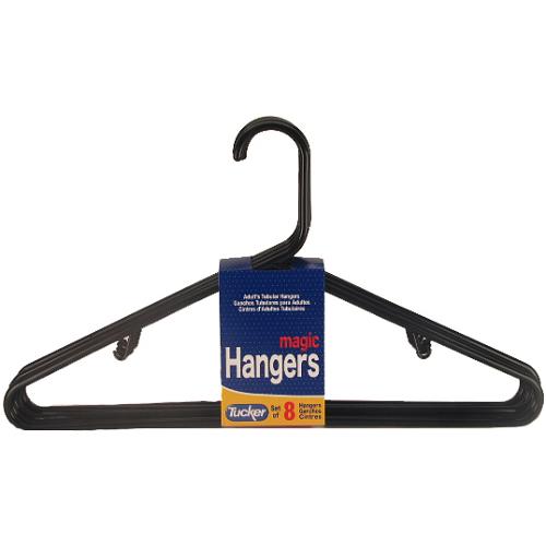 adult 8pk 3 asst color hangers -- 36 per case