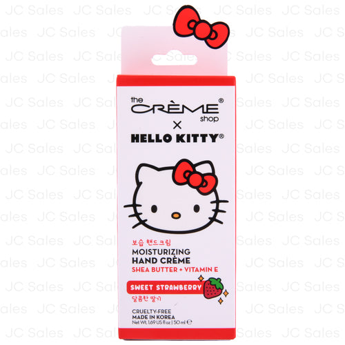 the creme hello kitty hand creme swt strawberry -- 6 per box