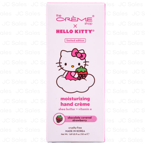 the creme hello kitty hand creme choco straw -- 6 per box