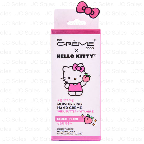 the creme hello kitty hand creme kawaii peach -- 6 per box