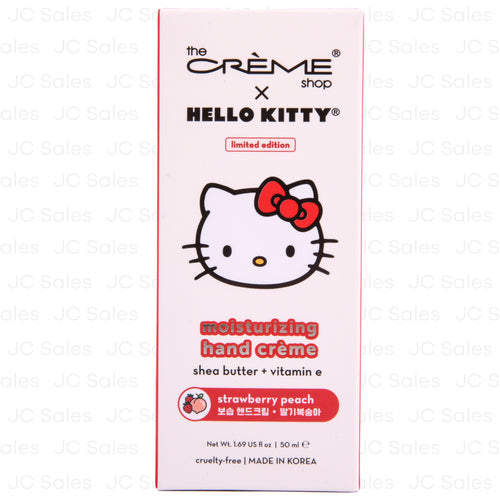 the creme hello kitty hand creme everyday -- 6 per box